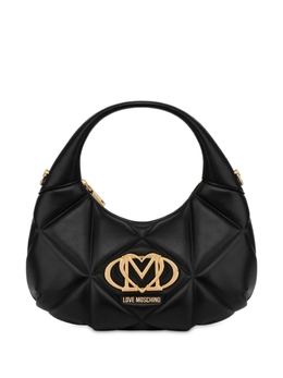 Сумка через плечо с логотипом Love Moschino, черный jc4039pp1mlc0 | черный