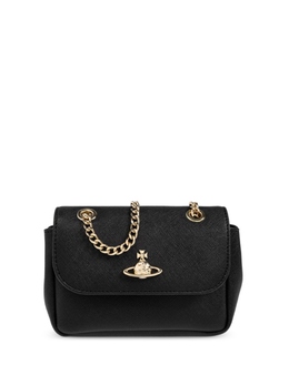 Сумка через плечо Vivienne Westwood с металлической пластиной Orb, черный 5c01000bws0021 | черный