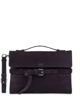 Moschino Tie Me logo-debossed tote bag 26551420