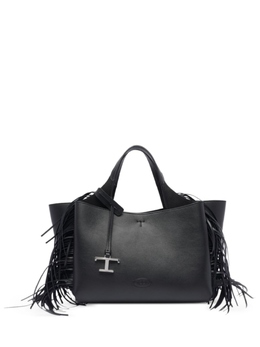 Сумка-шоппер Tod's с бахромой, черный xbwapafl1f0xea | черный
