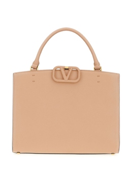 Сумка-тоут Valentino Garavani с металлическим логотипом, розовый wb0q73kgw | розовый