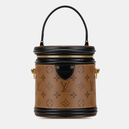 Louis Vuitton Brown Canvas Monogram Reverse Cannes Vanity Bag 1097635