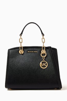 Michael Kors Cynthia Top-handle Bag in Leather 217929740_13