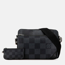 Louis Vuitton Black Canvas Trio Messenger Bag 1097641