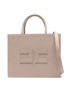 Elisabetta Franchi medium contrast-stitching tote bag 28208972