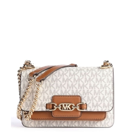 Michael Kors Ladies Heather Extra-small Logo Crossbody Bag - Ivory/Acorn 32s2g7hc0b 149