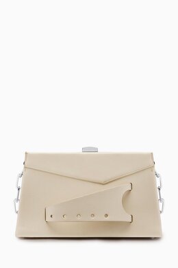 Maison Margiela Small Snatched Clutch Bag in Leather 217887344_179