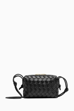 Bottega Veneta Mini Loop Camera Crossbody Bag in Intrecciato Leather 218089625_13