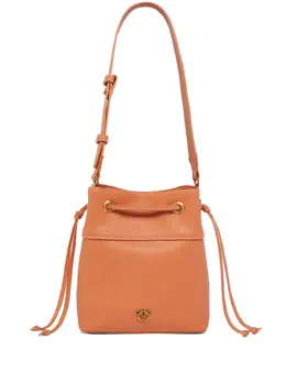 Pinko logo plaque bucket bag 27215665
