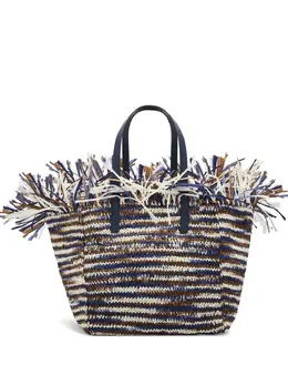 Oscar de la Renta striped tote bag 28343218
