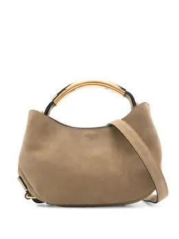 Moschino Handle Me suede tote bag 26552266