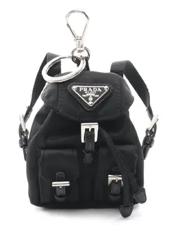 Prada 2020s enamel triangle-logo backpack 28329009