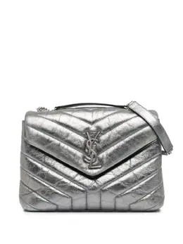 Saint Laurent 2018 Small Metallic Calfskin Monogram Loulou Chain shoulder bag 28426677