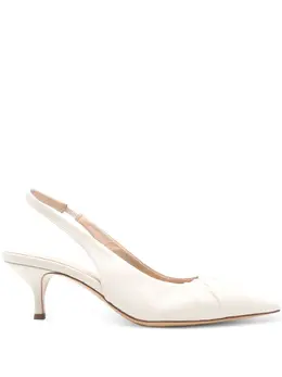 Fabiana Filippi 70mm leather slingback pumps 26623520