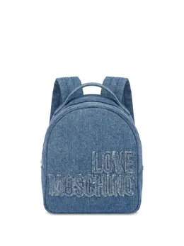 Love Moschino logo-appliqué backpack 27693878