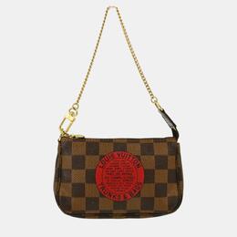 Louis Vuitton Brown Damier Ebene Canvas Mini Pochette Accessoires Shoulder Bag 1102033
