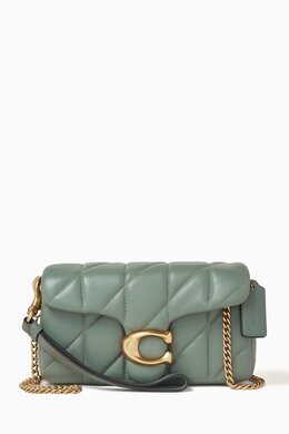 Coach Tabby Quilted Crossbody Wristlet Bag in Leather 216668313_209
