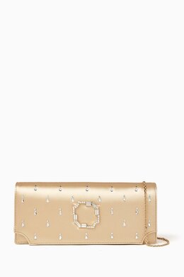 Malone Souliers Vivien Embellished Clutch in Satin 218142180_7762