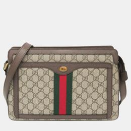 Gucci Beige Brown Medium GG Supreme Shoulder Bag 1101880