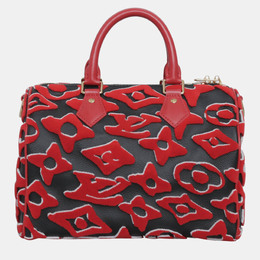 Louis Vuitton x Urs Fischer Tufted Monogram Speedy Bandouliere 25 Bag 1101036