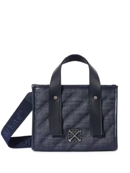 Off-White quilted denim tote bag 26418375