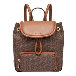 Michael Kors Logo-Print Leather Backpack 30r4grkb1b-227