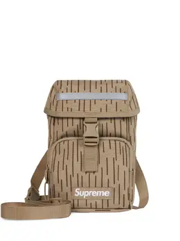 Supreme logo-patch camera bag 28014319