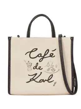 Karl Lagerfeld x Jorge Parra canvas tote bag 27326802