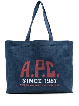 Сумка-тоут Diane Carpenter A.P.C., синий 28396049 | синий
