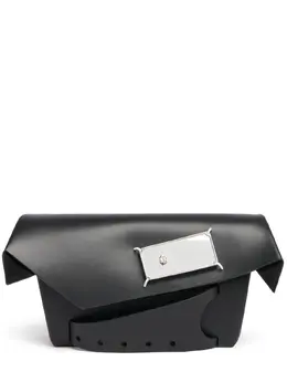 Maison Margiela Small Classique Snatched Leather Clutch 78im79016-vdgwmtm1