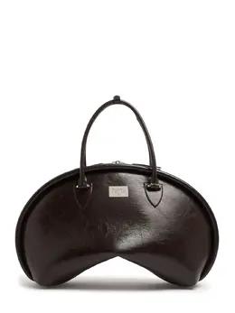 Acne Studios Bowlina Shiny Crinkled Leather Bag 81itxz013-quro0
