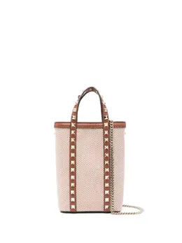 Сумка-тоут Rockstud Valentino Garavani, нейтральный 28401988 | нейтральные цвета