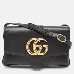 Gucci Black Leather Small Arli Crossbody Bag 1104007