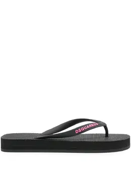 Dsquared2 logo flip flops 28472467