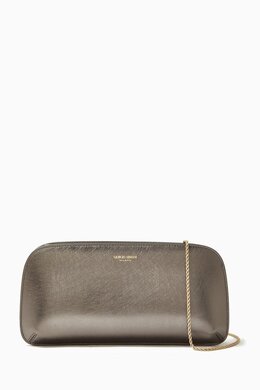 Giorgio Armani La Prima Clutch Bag in Laminated Leather 217687967_197