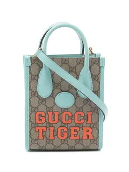 Gucci 2010s mini Tiger GG-canvas tote bag 28403234