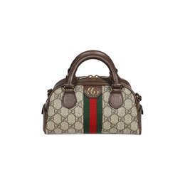 Миниатюрная сумка Gucci Ophidia GG с ручкой сверху, Beige/Ebony Supreme 724606 9c2sg 8746 | beige/ebony supreme