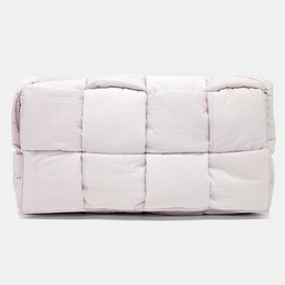 Bottega Veneta Pink Fabric Padded Tech Cassette Bag 1105386