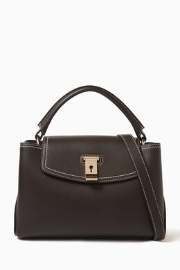 Bally Small Layka Lock Me Top-handle Bag in Leather 218146049_211