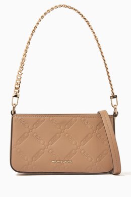 Michael Kors Small Crossbody Bag in Monogram-embossed Leather 218143882_15