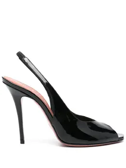 Amina Muaddi 105mm Kristina slingback pumps 28472423