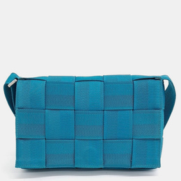 Bottega Veneta Blue Fabric Web Cassette Bag 1105431