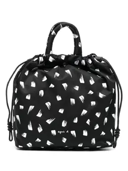Agnès b. printed backpack 28279280
