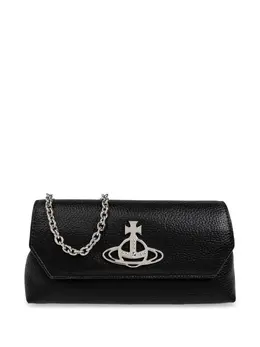 Vivienne Westwood Orb-plaque clutch bag 28426442