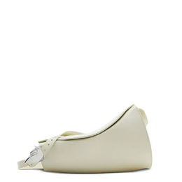Burberry Large Leather Horn Bag in Almond 8086480