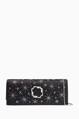 Malone Souliers Vivien Embellished Clutch in Satin 218142182_2709