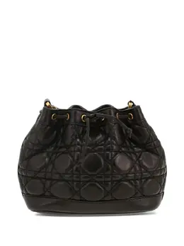 Christian Dior 2020s mini Cannage-quilting bucket bag 28674803