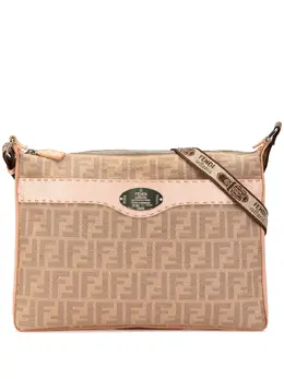 Fendi 2000-2010 Selleria Zucca Canvas crossbody bag 28675983