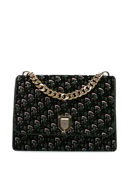 Christian Dior 2016 Oblique Velvet Diorama satchel 28722387