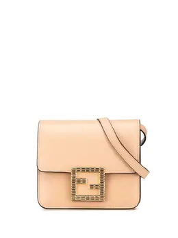 Fendi 2010-2024 Leather Crystal Fab crossbody bag 28723548